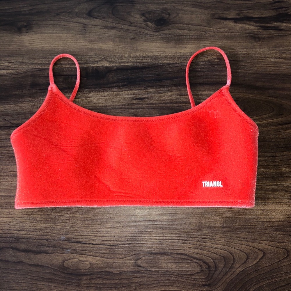 Vibrant Triangle Bikini Top!